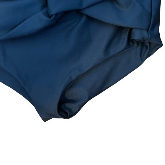 HDH Swim Hackwith Design House Twist Front Bikini Bottom Black Swimsuit Size M - Picture 5 of 6